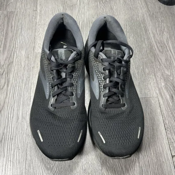 Brooks Men’s Ghost 14 Black Running Shoes Athletic Sneakers 1103694E020 10.5 4E