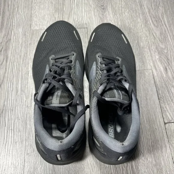 Brooks Men’s Ghost 14 Black Running Shoes Athletic Sneakers 1103694E020 10.5 4E