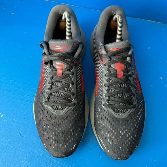 Brooks Mens Launch 5 1102781D014 Gray Running Shoes Sneakers Size 8