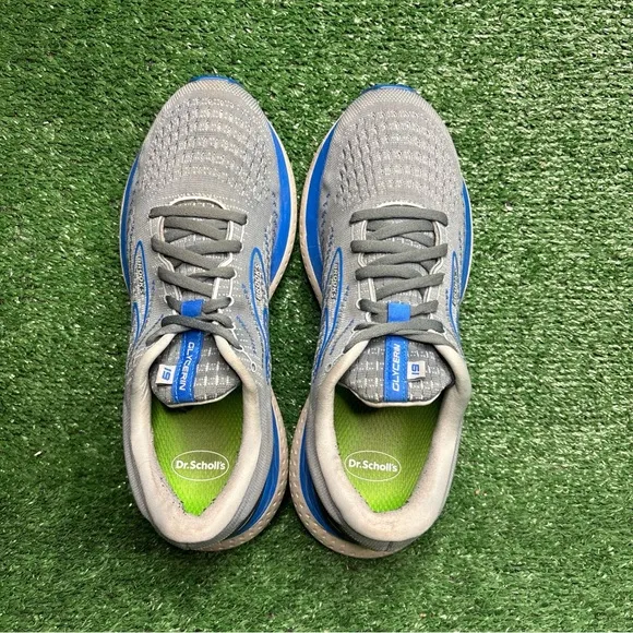 Brooks Shoes Mens 9 Glycerin 19 Running Sneakers Gray Athletic Low