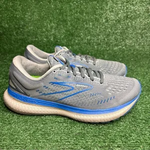 Brooks Shoes Mens 9 Glycerin 19 Running Sneakers Gray Athletic Low