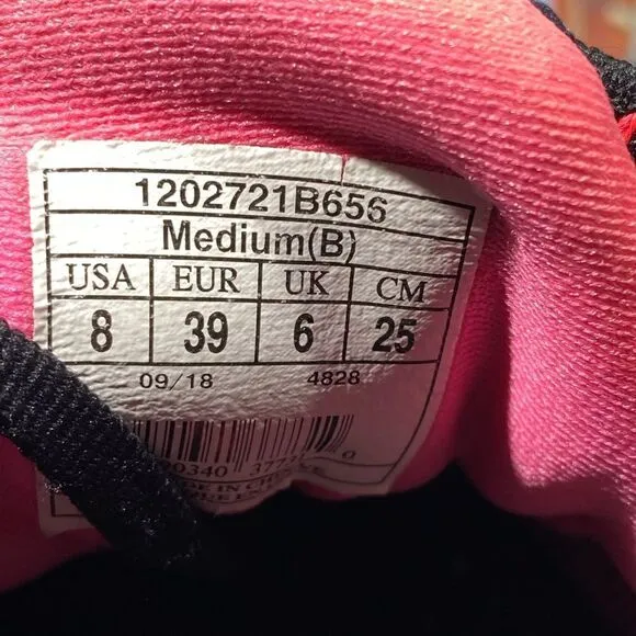 Brooks Womens Bedlam 1202721B656 Black Running Shoes Sneakers Size 8