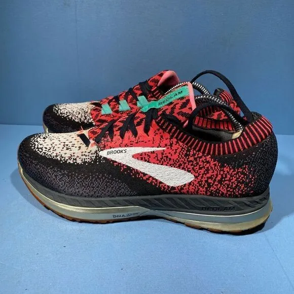 Brooks Womens Bedlam 1202721B656 Black Running Shoes Sneakers Size 8