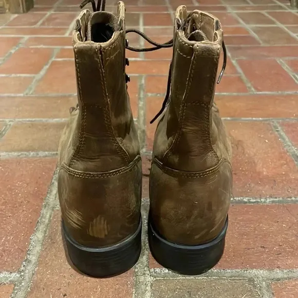 Brown Leather Heritage Lacer Ariat‎ Boots 11