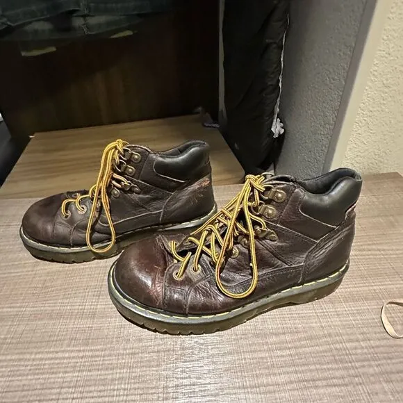 Brown Leather Men's Doc Martens Boots