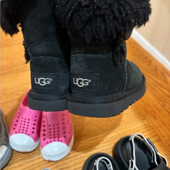 Bundle of 8 Pairs of Shoes: UGGS, Sandals, Sneakers, Zara