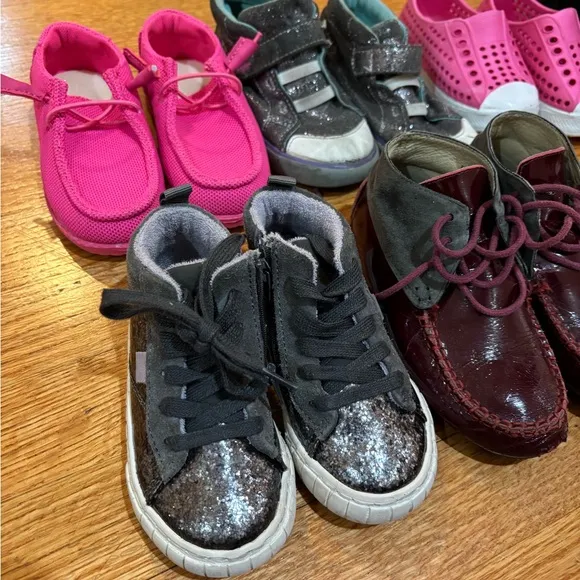 Bundle of 8 Pairs of Shoes: UGGS, Sandals, Sneakers, Zara