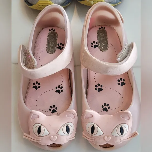 Bundle Og Girl's Summer Shoes Including Mini Melissa &amp; Saucony, Size 8