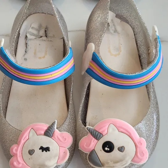 Bundle Og Girl's Summer Shoes Including Mini Melissa &amp; Saucony, Size 8