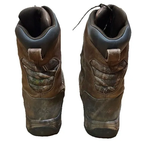CABELAS‎ MEN'S DRY-PLUS THINSULATE ULTRA LEATHER CAMO STYLE 83-0667 SIZE 12 EUC