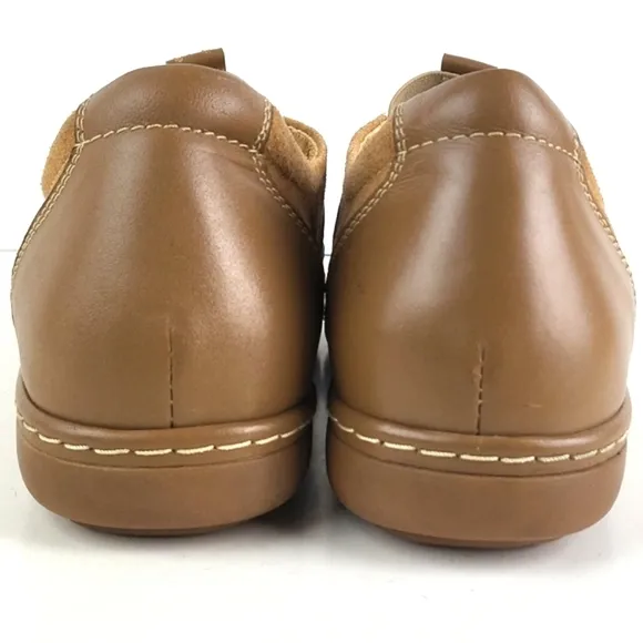 Calden Suede Leather Slip-on Casual Loafer Elevator Shoe Tan Men's Size 7