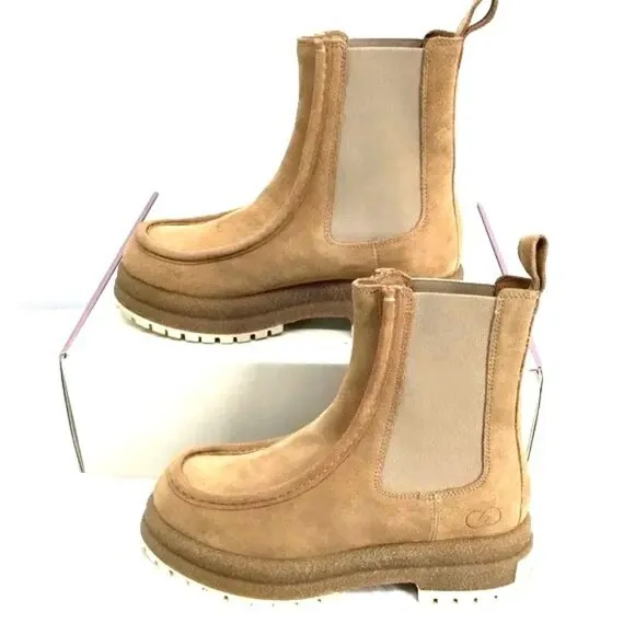 CALIA  By‎ Carrie Underwood SAMIE Moc Toe Boots NWT Tan Winter Size 7
