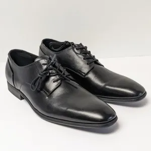 Calvin Klein Lucca Dress Shoe, Black Leather, Men's 11 M