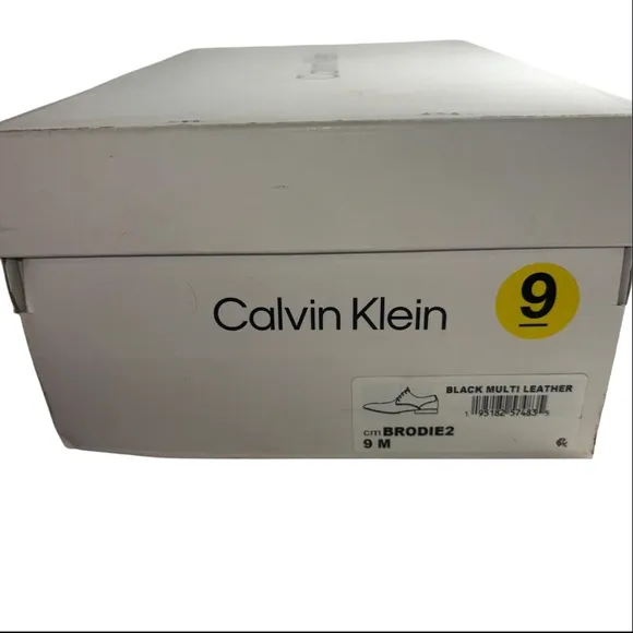 Calvin Klein Men’s Brodie Lace Up Dresss Oxford Shoes Size 9