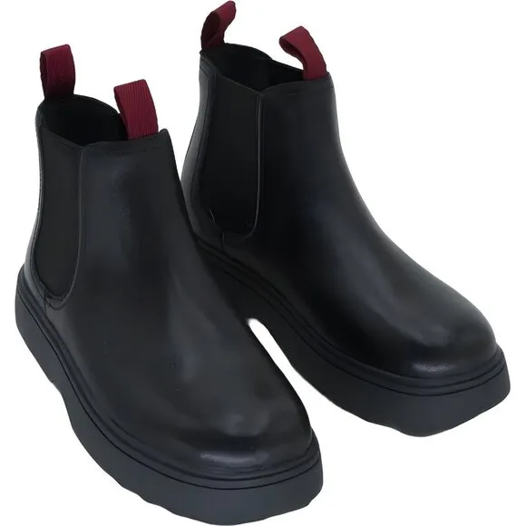 Camper Kids Norte Chelsea Boot, Black Leather, Size 13.5 US Big Kid/32 EU