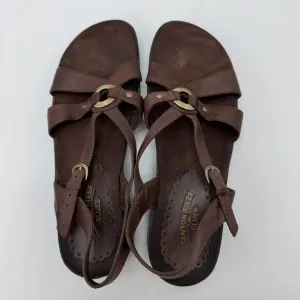 Canyon River Blues Brown‎ Leather Comfort Sandals Women's Size 6.538
