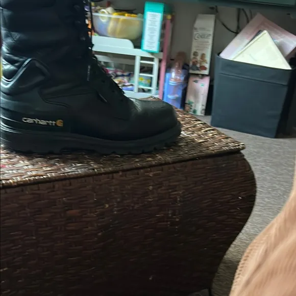 Carhartt #CMW8101 Oil Tanned  Black Leather 8&quot; Insulated Waterproof Work Boots