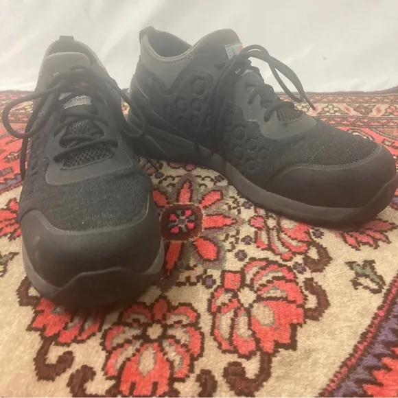 Carhartt Laced Safety Shoes Size 10.5 Qualifies Construction