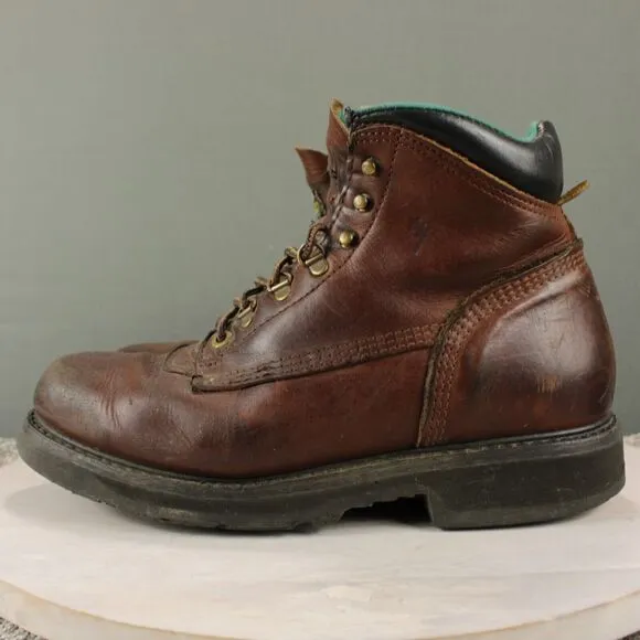 Carolina 309 Soft Toe Work Boots Mens 10 Brown Leather Non Insulated Safety EH