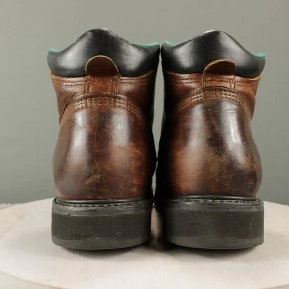 Carolina 309 Soft Toe Work Boots Mens 10 Brown Leather Non Insulated Safety EH