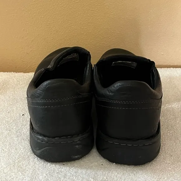 Carolina Black Leather Safety Steel Toe Shoes Sz 10