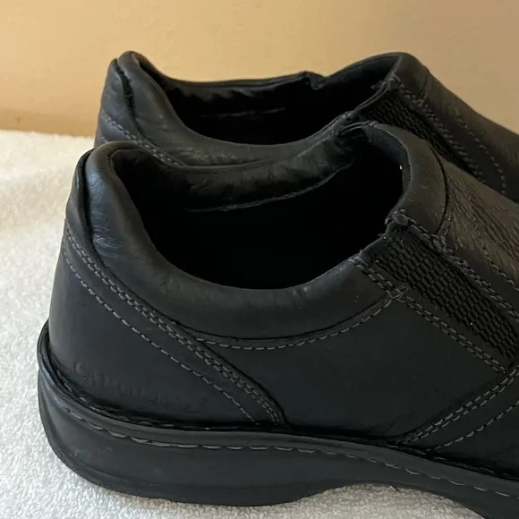 Carolina Black Leather Safety Steel Toe Shoes Sz 10