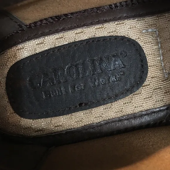 Carolina Brown Leather Safety Shoes