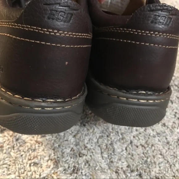 Carolina Brown Leather Safety Shoes