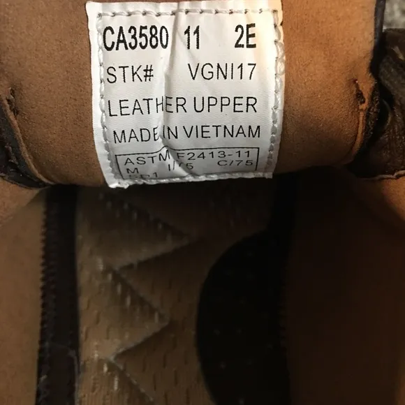 Carolina Brown Leather Safety Shoes