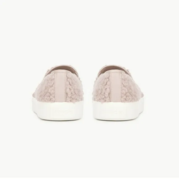 Casual Chic Vince Shearling Slip On Sneakers