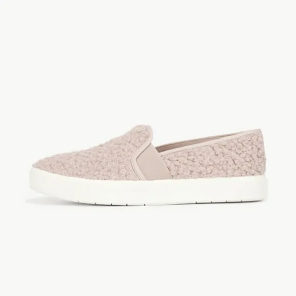 Casual Chic Vince Shearling Slip On Sneakers
