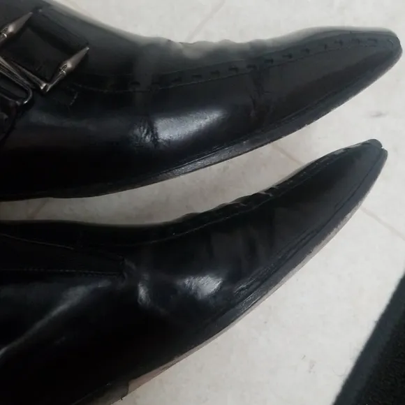 Cesare Paciotti mens black Italian dress shoes