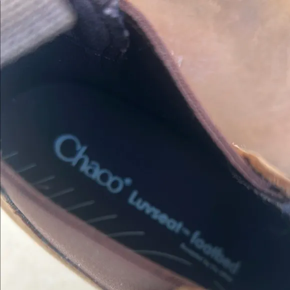 Chaco Brown Chelsea Boots with Elastic Panels and Rubber Sole