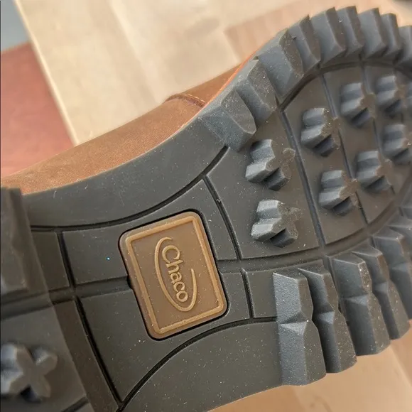 Chaco Brown Chelsea Boots with Elastic Panels and Rubber Sole