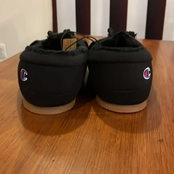 Champion University “Hoodie” Slip on Shoes Slippers new black Men’s Size 13