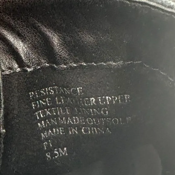 Charles David Women's Resistance Leather Combat Boots