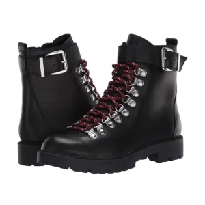 Charles David Women's Resistance Leather Combat Boots