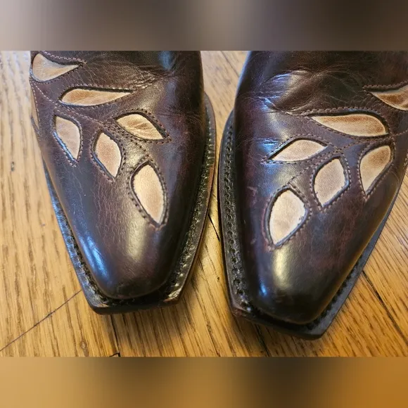 Charlie 1 Horse Leather Mules Size 7