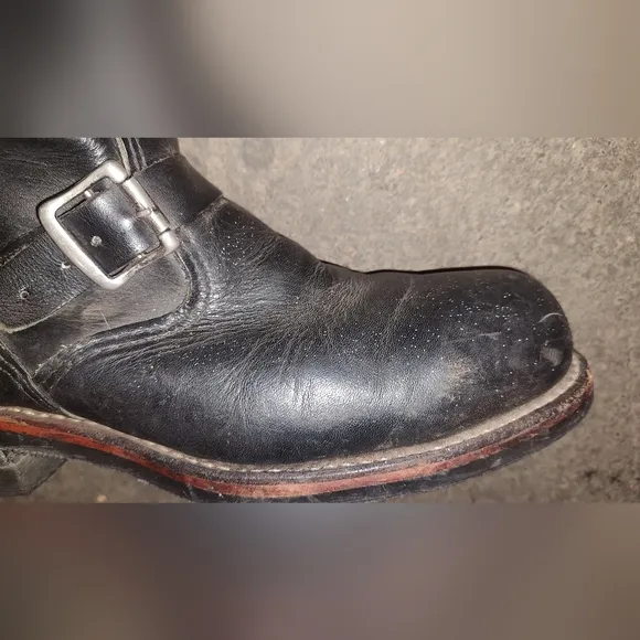 Chippewa Engineer Biker #27899 High 11&quot; Blk Steel Toe Men's Boots Made in USA 9D