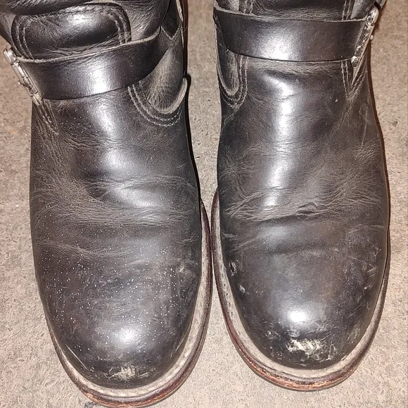 Chippewa Engineer Biker #27899 High 11&quot; Blk Steel Toe Men's Boots Made in USA 9D