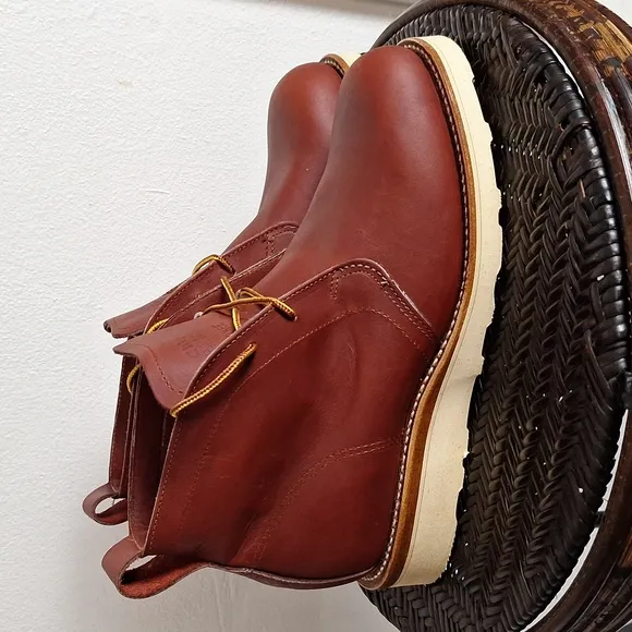 Chippewa Men's Size 7 1/2 EE Brown Leather Boots