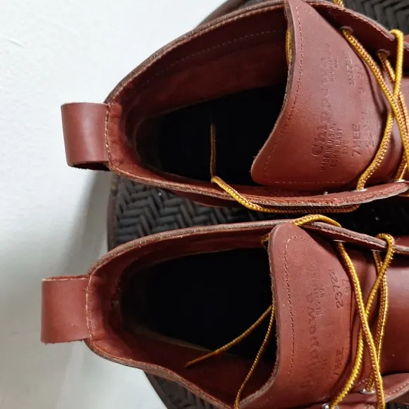 Chippewa Men's Size 7 1/2 EE Brown Leather Boots