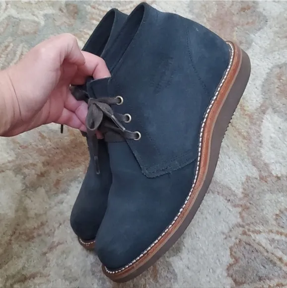 Chippewa Milford 5&quot; navy suede boots