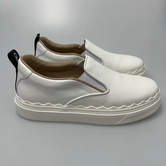 Chloé Lauren slip-on sneakers Women’s EU 35/US 5 $495. Lightly Used. With Box.
