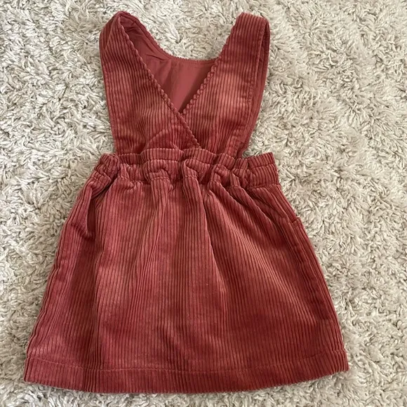 Chloe Paisley Peasant Blouse &amp; Corduroy Pinafore Set