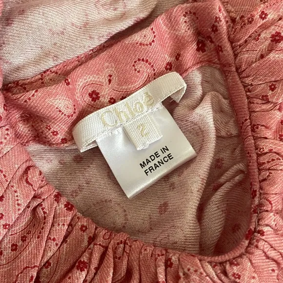 Chloe Paisley Peasant Blouse &amp; Corduroy Pinafore Set