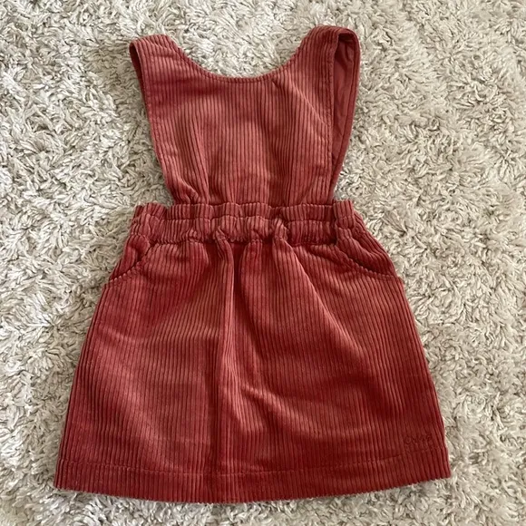 Chloe Paisley Peasant Blouse &amp; Corduroy Pinafore Set