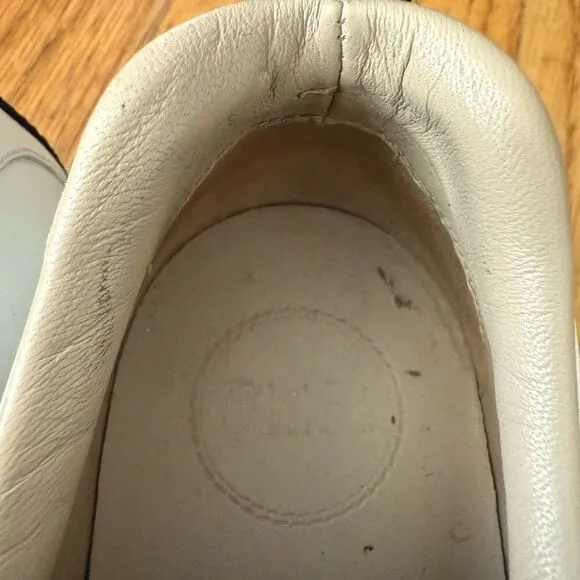 Chloe Lauren Logo Slip On Strap Sneakers Size 39 US 8