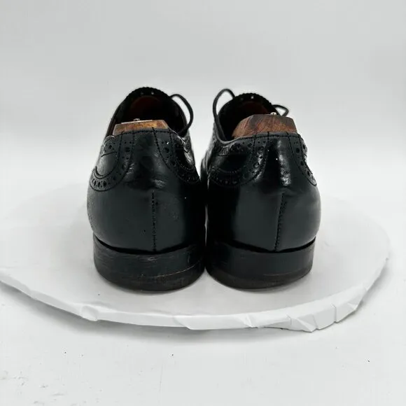 Church's English Premium Grade Men Size 8 D Black Leather Wingtip Dress Shoes