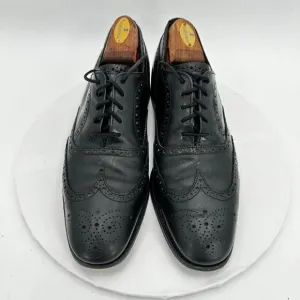 Church's English Premium Grade Men Size 8 D Black Leather Wingtip Dress Shoes